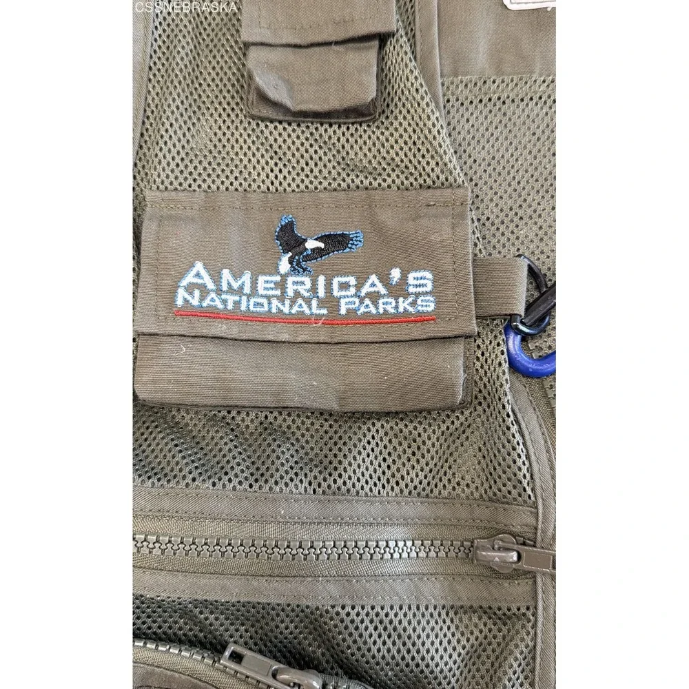 Smith Western Junior Ranger Kids Activity Vest XL National Parks Mesh Pockets